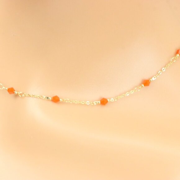 Minimalist Necklace Chain, Elegant Jewelry for Women & Girls | MLCRC1012 - Picture 9 of 10